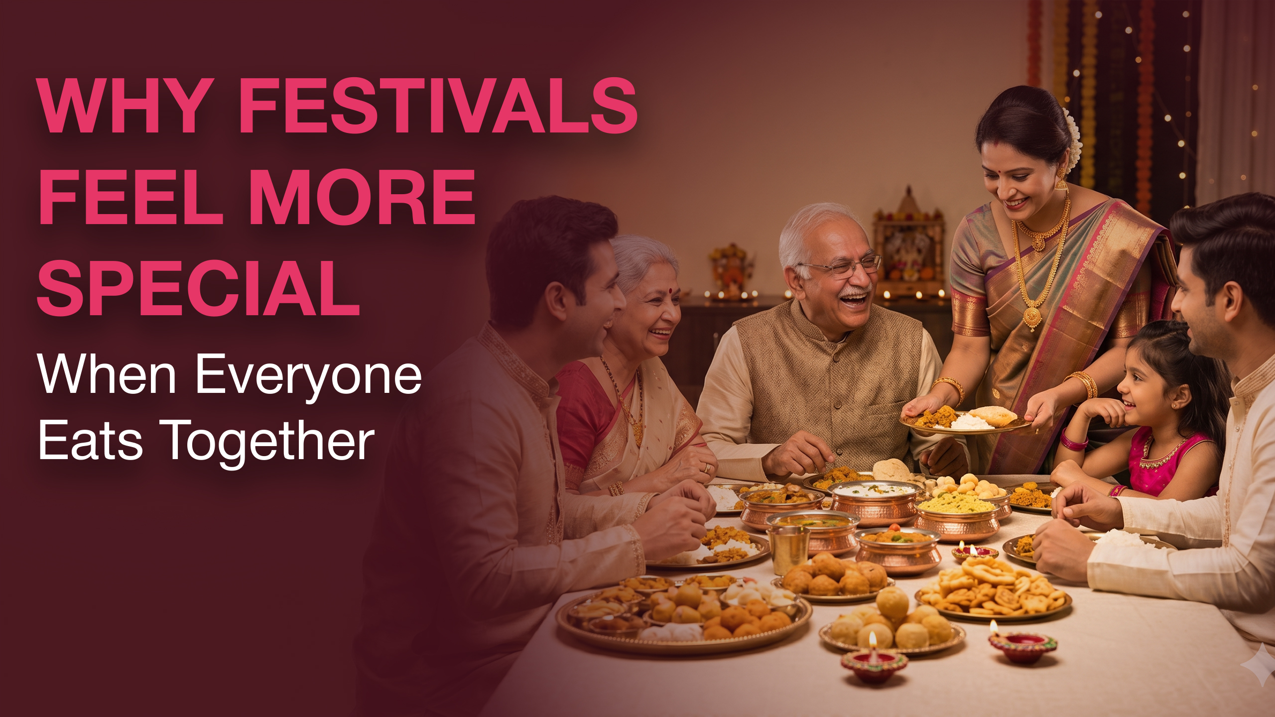 Why Festivals Feel more special when every one eat together